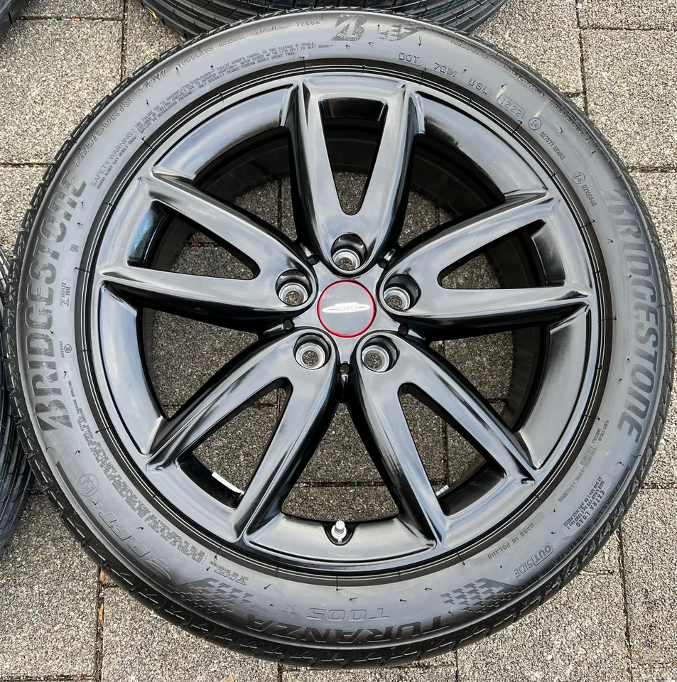 4 ORIGINAL 18" ALU SOMMERRÄDER MINI F60 6888851 225/50R18 99W RDKS FREIHAUS - Bild 3 von 4