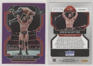 2022 Panini Prizm WWE Purple Prizm /149 Drew McIntyre #155
