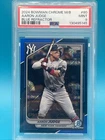 2024 Topps Bowman Chrome Aaron Judge Blue Mojo Refractor /150 Yankees #80 PSA 9