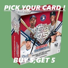 2026 Topps Baseball Series 1 BASE SINGLES #1-250 You Pick!