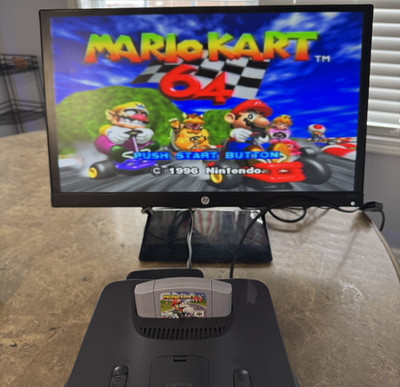 Nintendo Mario Kart 64 N64 Game Cartridge 1997 Authentic OEM Tested Working