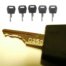 Ignition Key Replacement Set 5 Piece Kit for Case Tractors Backhoes  Dozers