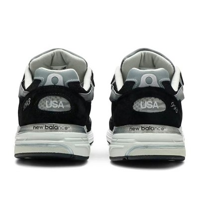 New Balance 993 Made In USA Black White MR993BK Lifestyle Running