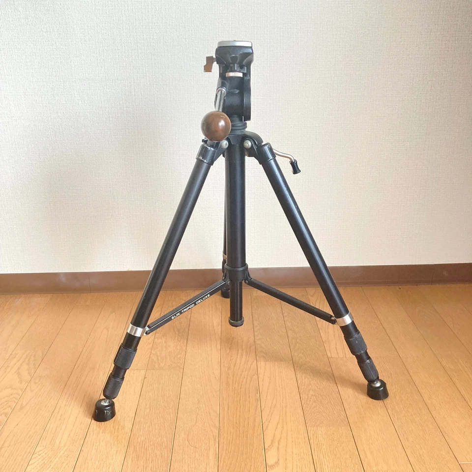 Slik Master Camera Video Tripod Sturdy Head Geared Tested Used 50" From Japan - Image 2 of 4