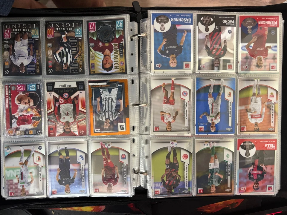 Lote de colección de carpetas de tarjetas de fútbol ¡carpeta sin rellenar! ¡LEER DESCRIPCIÓN! Foto 3 de 4