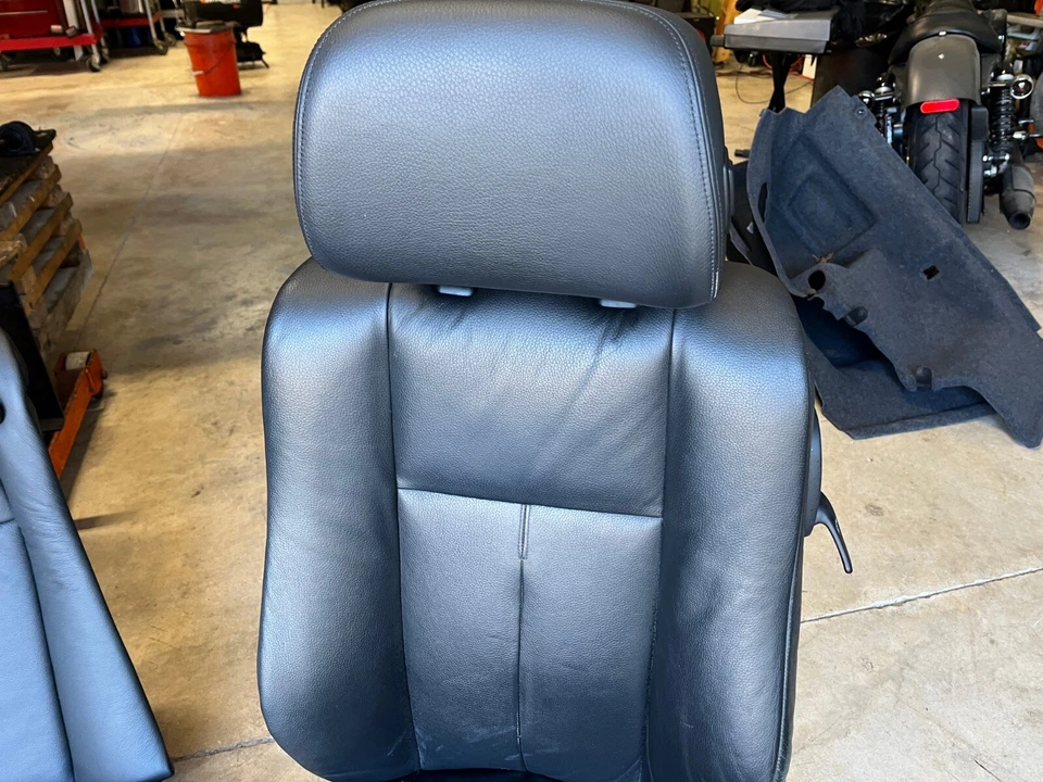 2008 Bmw 650i Front Rear Seat Set - Black Leather Heated - E63 COUPE ONLY - 130k Foto 2 de 4