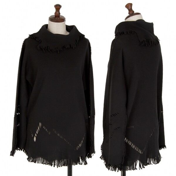 ISSEY MIYAKE FETE A-POC INSIDE Cutting Fringe High-neck Top ISSEY MIYAKE FETE A-POC INSIDE Cutting Fringe High-neck Top