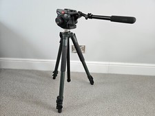 Image of Manfrotto 503HDV pro video head  + 055XV two-stage legs tripod.