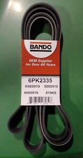 Bando Fan Belt New 6PK2335. Other brand part # K060919, 5060918, 4060919, 919K6.
