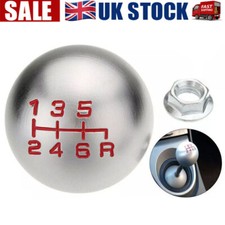 Fit For Honda Civic Silver Aluminum Manual Gear Stick Shift Knob Type 6 Speed+R·