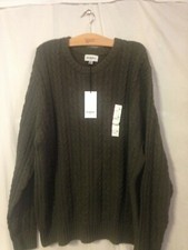 Men's Regular Fit Pullover Sweater - Goodfellow  Co Olive Green