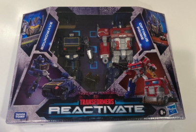 HASBRO TRANSFORMERS REACTIVATE SOUNDWAVE & OPTIMUS 2-PIECE SET MISB