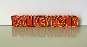 Donkey Kong Ornamental Retro Display Collectible Logo Text Memorabilia Stand NES