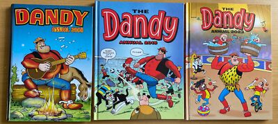 Dandy Annuals x 3 From 2008, 2015 & 2023. VGC