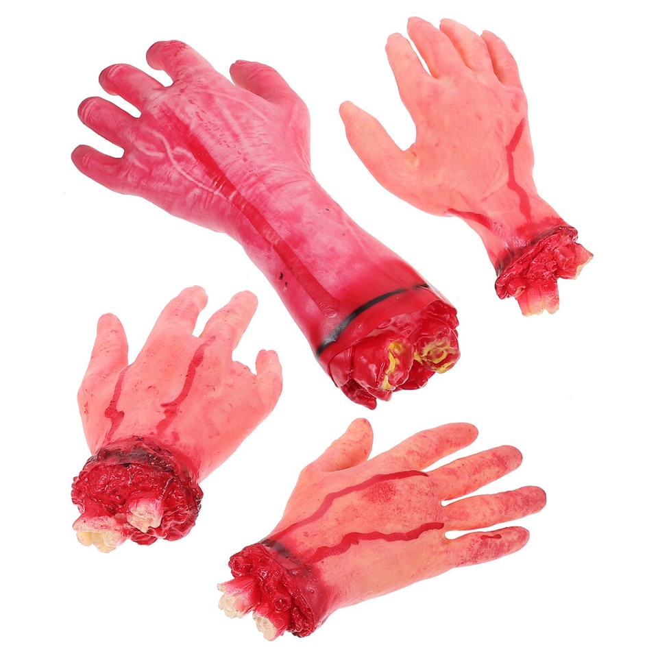 4 Pcs Body Parts Halloween Props Outdoor Party Supplies Toy eBay