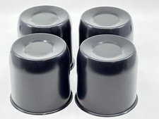 4 Black Steel Push Center Cap 4.25 Rim Center Bore Center Caps Truck Trailer Rim