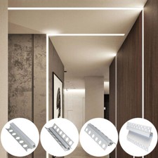 12M LED Strip Tape Trunking Extrusion Cove Plaster In Profile Indirect Lighting