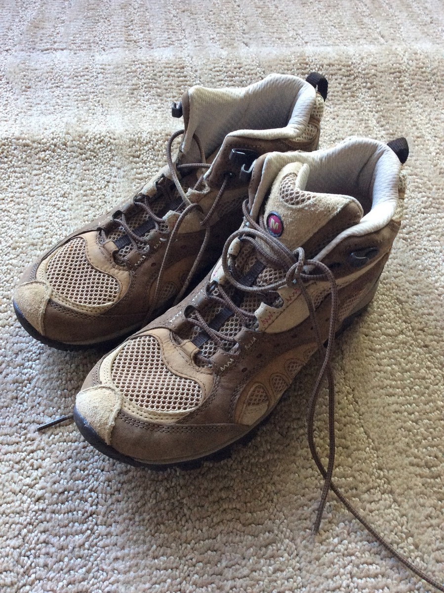 Merrell Air Cushion Ortho Lite Brown High Top Size 7.5  display picture 3