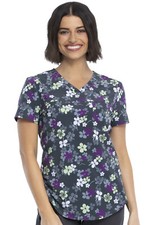 Lovely Lines Cherokee Scrubs Genuine V Neck Top CK693 LVYL