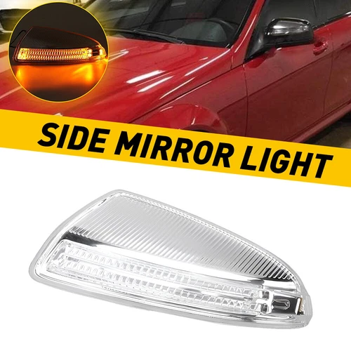 Left Mirror Side Turn Signal Yellow Mercedes Light Fits C250 C300 C350 C63 New