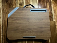 Designer Lap Desk with Phone Holder and Device Ledge - Arrow Stripes - Fits u...