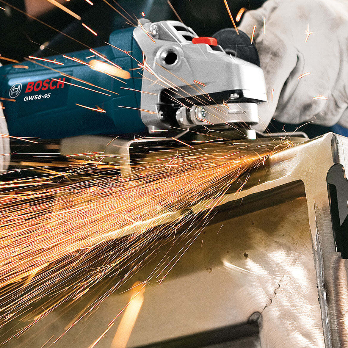 Bosch GWS845 120Volt 41/2Inch 7.5Amp Corded Ergonomic Slim Grinder