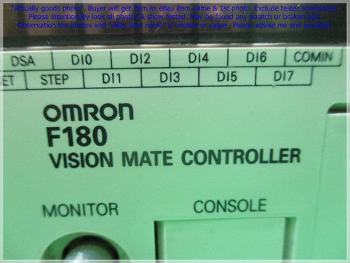 OMRON F180-C10, VISION MATE Controller come foto, sn:1479, lφo - Foto 3 di 12