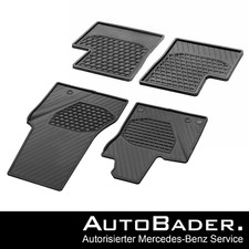 Original Smart Allwetter Gummimatten Schwarz VORNE HINTEN 4-teilig 453 Forfour