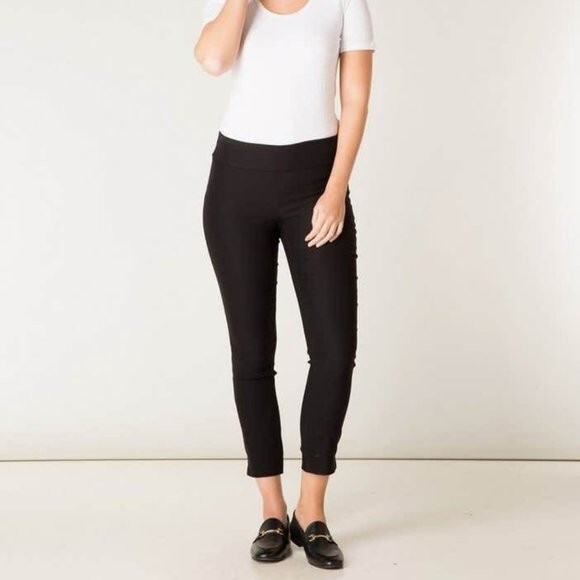 Yest Yaltha 30 inch Pull On Pants Capris 24603 Dark Blue Size 10