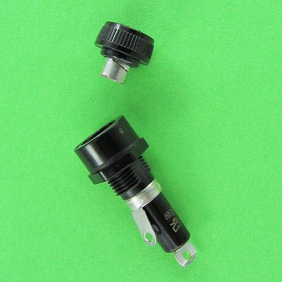Bussmann HKP Panel Mount 3AG AGC Buss Cartridge Fuse Holder 250V 12