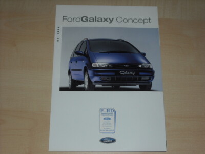 62642) Ford Galaxy Concept Prospekt 09/1999