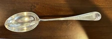 Gorham 1880 Engraved Sterling Platter Spoon Huge Historic Look
