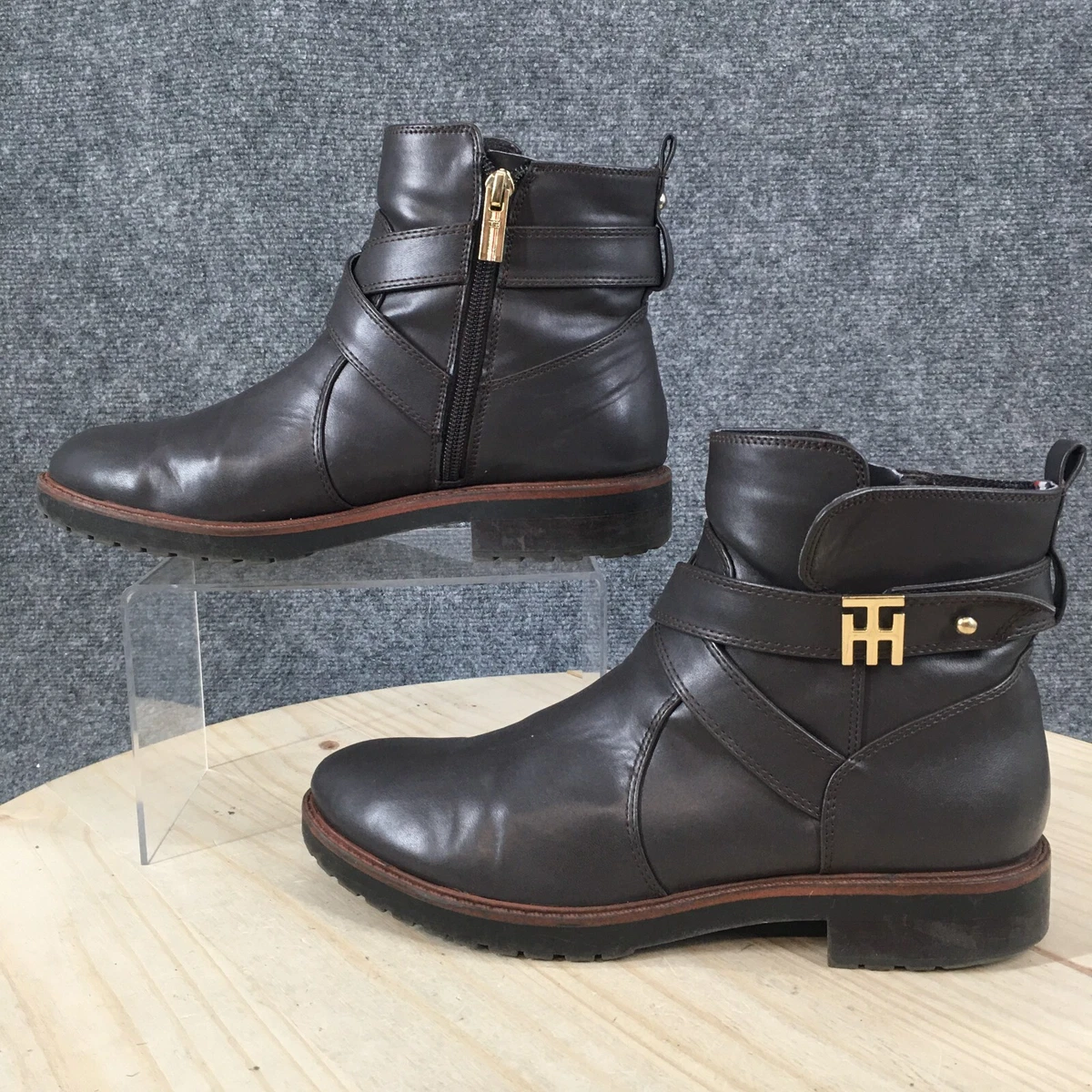 Tommy hilfiger corporate belt biker boots sales