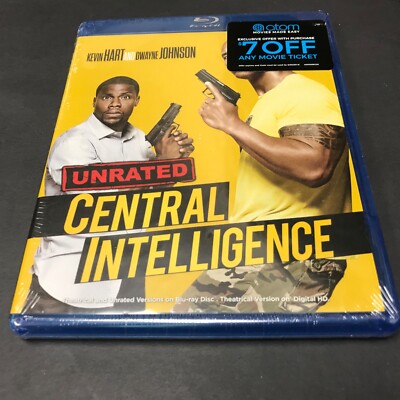 Central Intelligence (Blu-ray, 2016) Unrated BRAND NEW