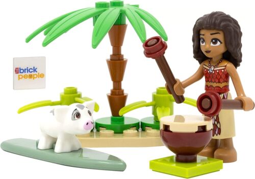 LEGO Disney Princess Moana Combo Pack Moana Minfiigure Pua le Cochon Jungle Drum - Photo 1/6