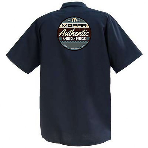 Mopar V - Mechanics Graphic Work Shirt Short Sleeve - Picture 4 of 8