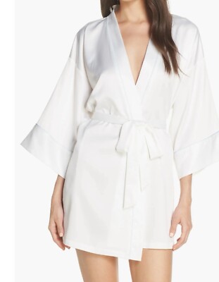 IN BLOOM BY JONQUIL ~ The Bride Satin Wrap Robe Size XXL
