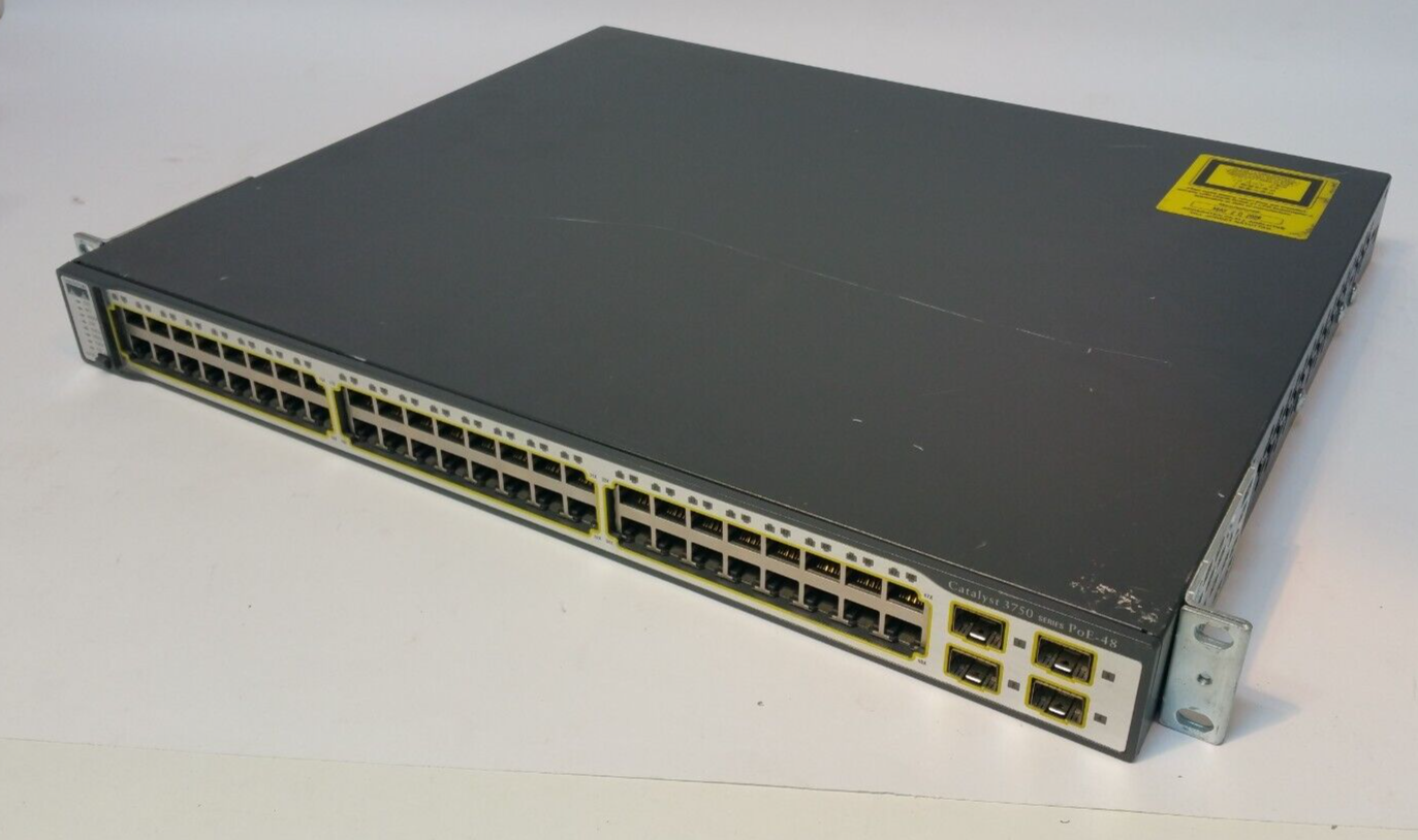 Cisco C3750-48TS-S R4  Catalyst 3750 POE 48