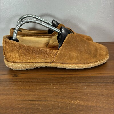 Born Shoes Womens Brown Leather Teresa Slip On Casual Loafer Moc  BR0033426