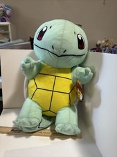 Nintendo 2017 Pokemon SQUIRTLE 15 Plush With Tags-Lighweight Filling