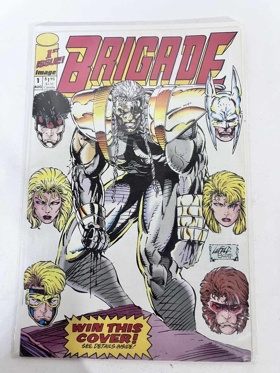 【 VIEW ON COLOUR 1st issue 1992 】 1992 VINTAGE IMAGE COMICS BRIGADE # 1 | eBay