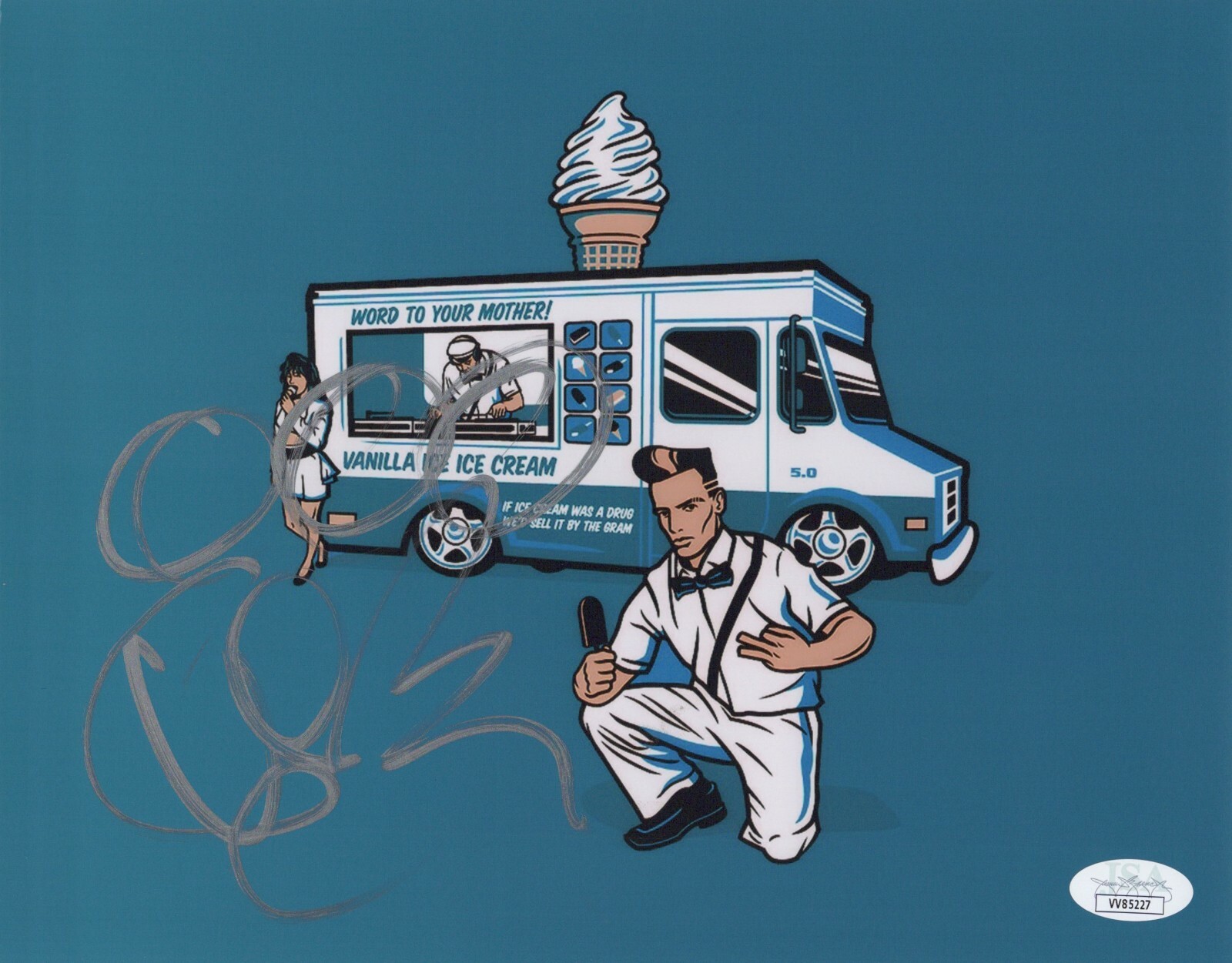 Vanilla Ice Autographed Signed 8x10 ICE ICE BABY RAPPER Photo Authentic JSA COA 