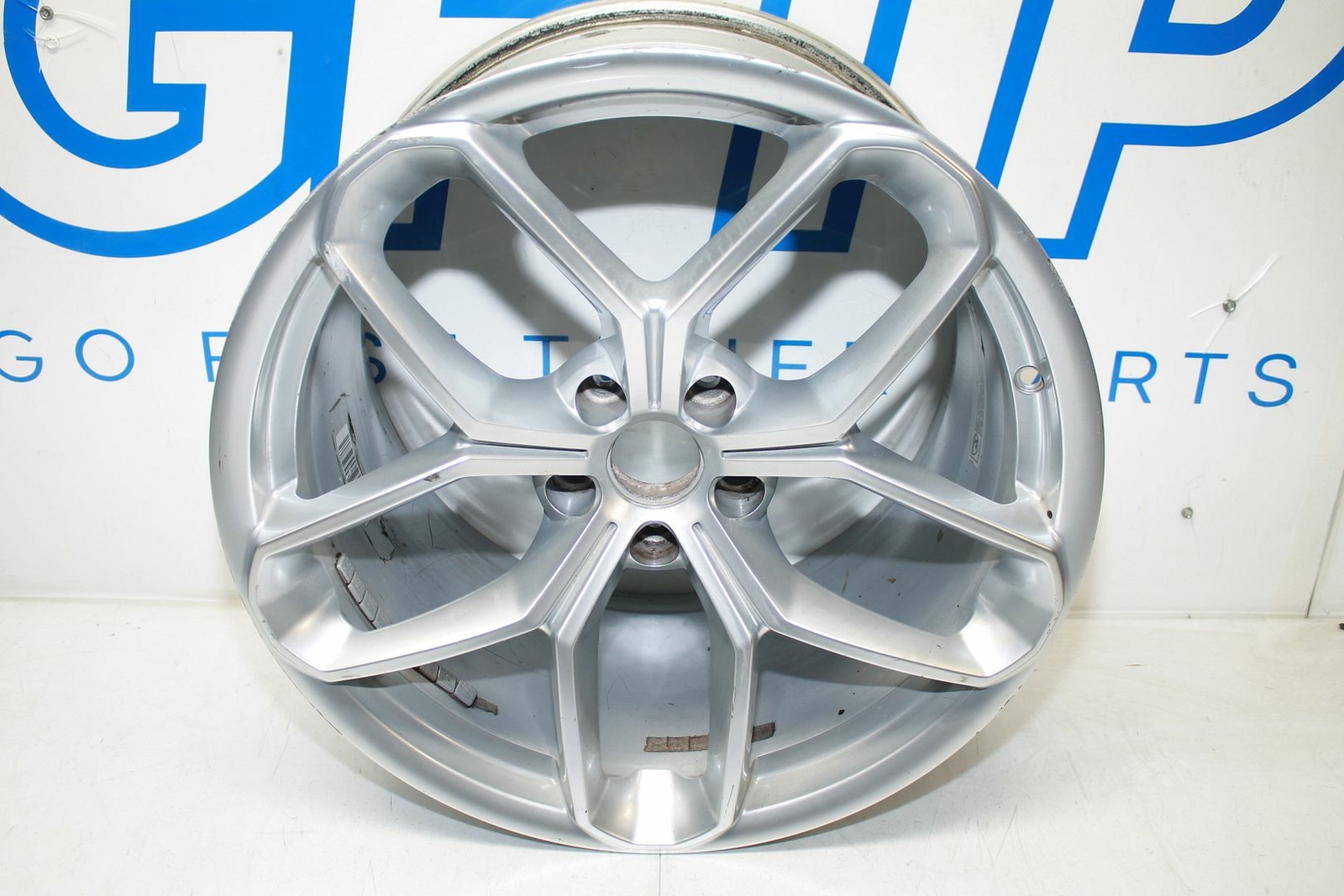 2019 LAMBORGHINI HURACAN REAR WHEEL SINGLE OEM SILVER 19X11 ET40 5X112 15-20 16 