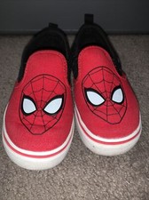 Spider-Man Canvas Boys Sneakers Size 9