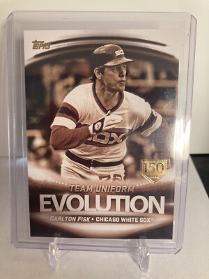 2019 Topps Series 2 TEAM UNIFORM EVOLUTION /150 CARLTON FISK & FRANK THOMAS