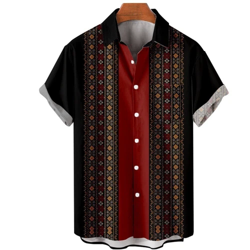 Camisa de vestir de boda de playa de guayabera cubana informal con botones de manga corta para hombre - Imagen 36 de 43