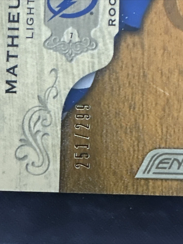 2018-19 Upper Deck Engrained Rookie 74 Mathieu Joseph Tampa Bay Lightning - Image 2 of 3