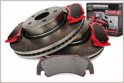 2x BREMSSCHEIBEN + BREMSKLÖTZE VORNE FÜR DODGE RAM 1500 2004 - 2006 SRT-10