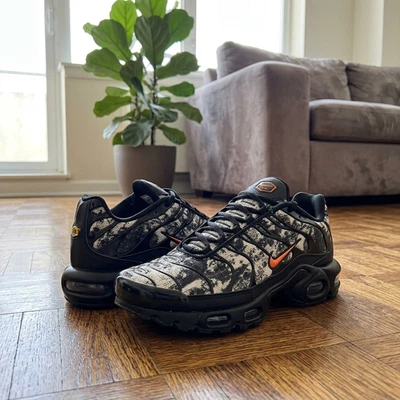Nike Air Max Plus GS TN Black Safety Orange FV6915-001 EU 37,5 Neuve boite - Photo 1/4