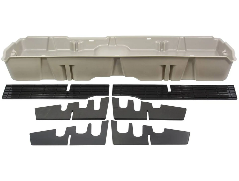 DU-HA Black Underseat Storage Case Fits 2007-2018 Toyota Tundra Double Cab Foto 2 de 4